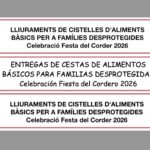 Cistelles per a famiílies desprotegides